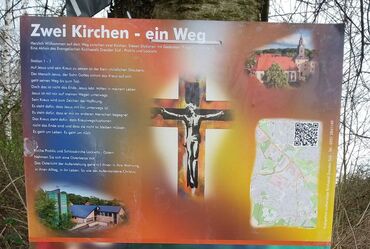 Kreuzweg Prohlis-Lockwitz - oberer Teil des Plakats